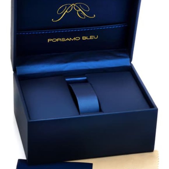 NEW Porsamo Bleu Women\'s South Sea Swarovski WATCH